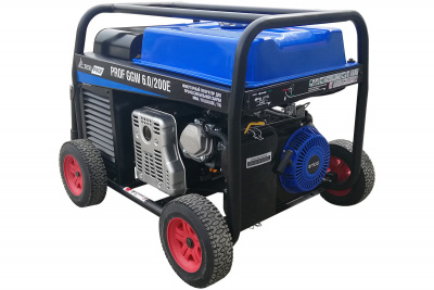 Бензиновый сварочный генератор ТСС PROF GGW 6.0/200E (MMA/TIG/Cellulose)